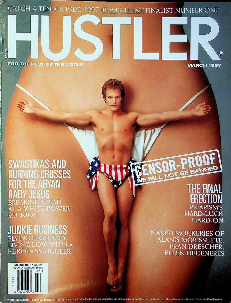 Hustler Magazine Woody Harrelson & The People Vs Larry Flynt March 1997 052023RP