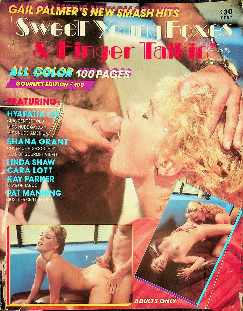 Sweet Young Foxes & Finger Talkin' 18+ Magazine  Hyapatia Lee, Shana Grant, Cara Lott & More  100 Pages!  1980's Gourmet Editon   081826lmp-GSC