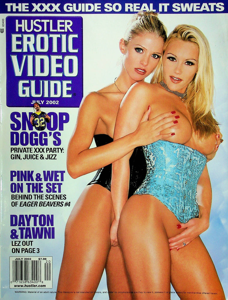 Hustler Erotic Video Guide Magazine Snoop Dogg & Eager Beavers 4 July 2002 101424RP2