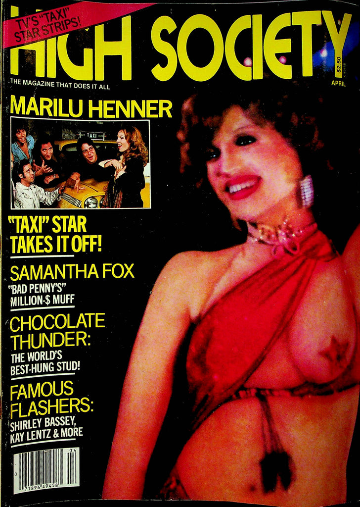 High Society Magazine Marilu Henner & Samantha Fox April 1980 091123RP