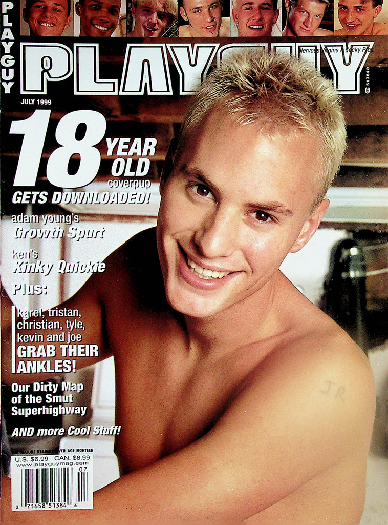 Play Guy Gay Magazine  Cover Guy Troy July 1999    061424lm-p