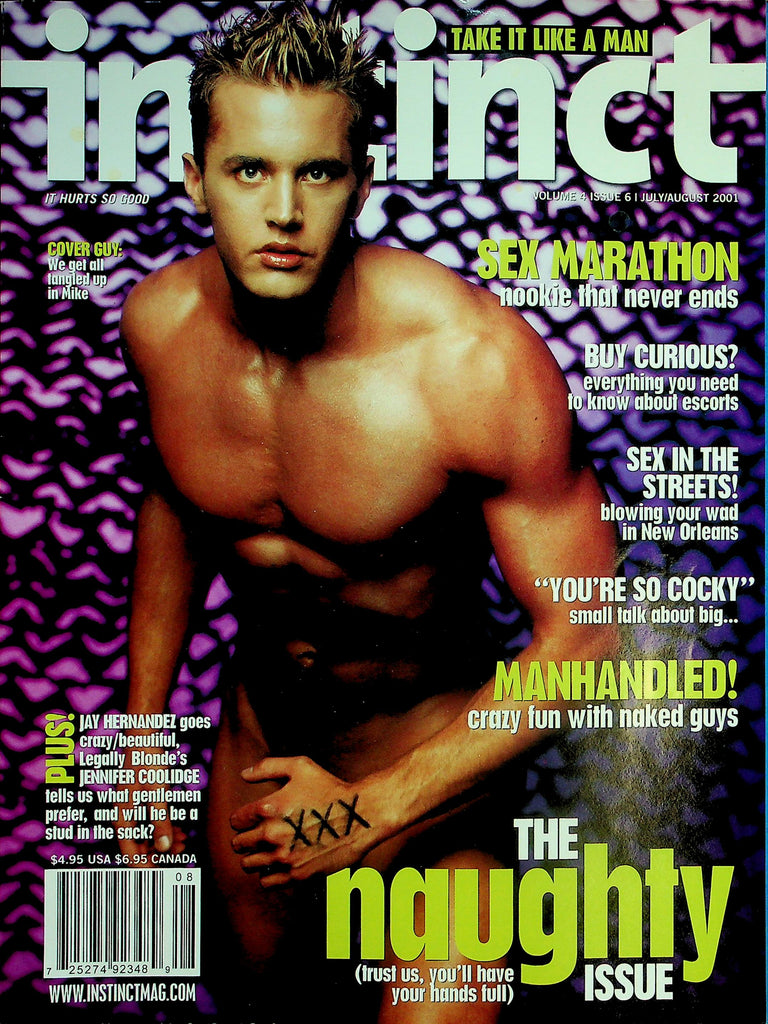 Instinct Gay Interest Magazine  The Naughty Issue - Coverguy Mike  July 2001     042226lmp