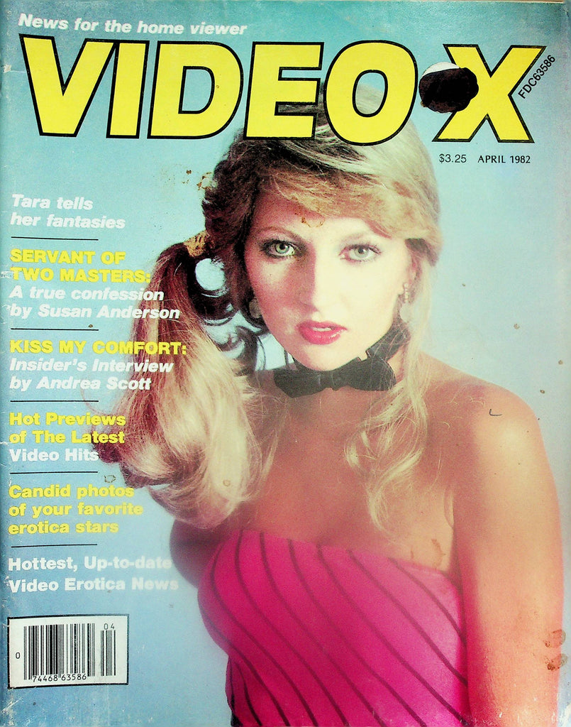 Video-X  Magazine  Covergirl Debbie Karson  April 1982    110225lm-p