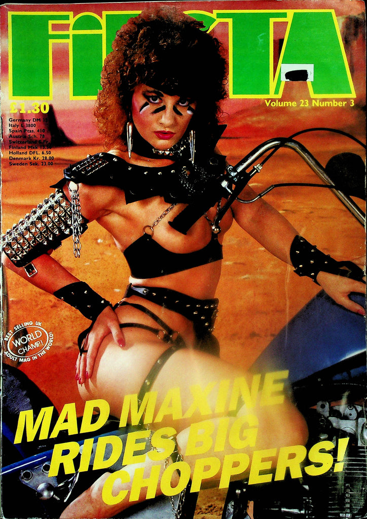 Fiesta Magazine Mad Maxine Rides Big Choppers   vol.23 #3  1989  102225lm-p
