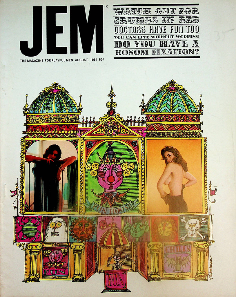 Jem Vintage Magazine  Centerfold Girl Susan Rainer  August 1961   100624lm-p