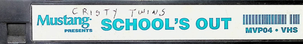 School's Out MVP04 Cristy Twins Mustang Home Video Gay Male Adult VHS 081924AMPVHS2
