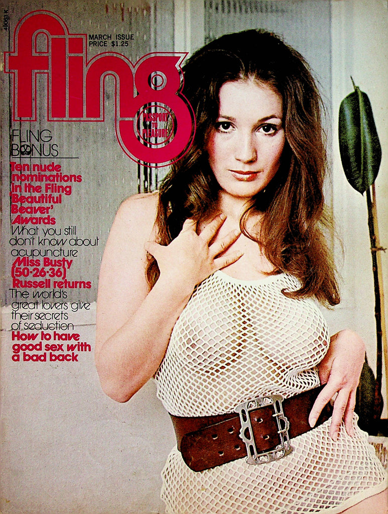 Fling Magazine  Miss Busty Russell Returns  March 1974     071823lm-p2