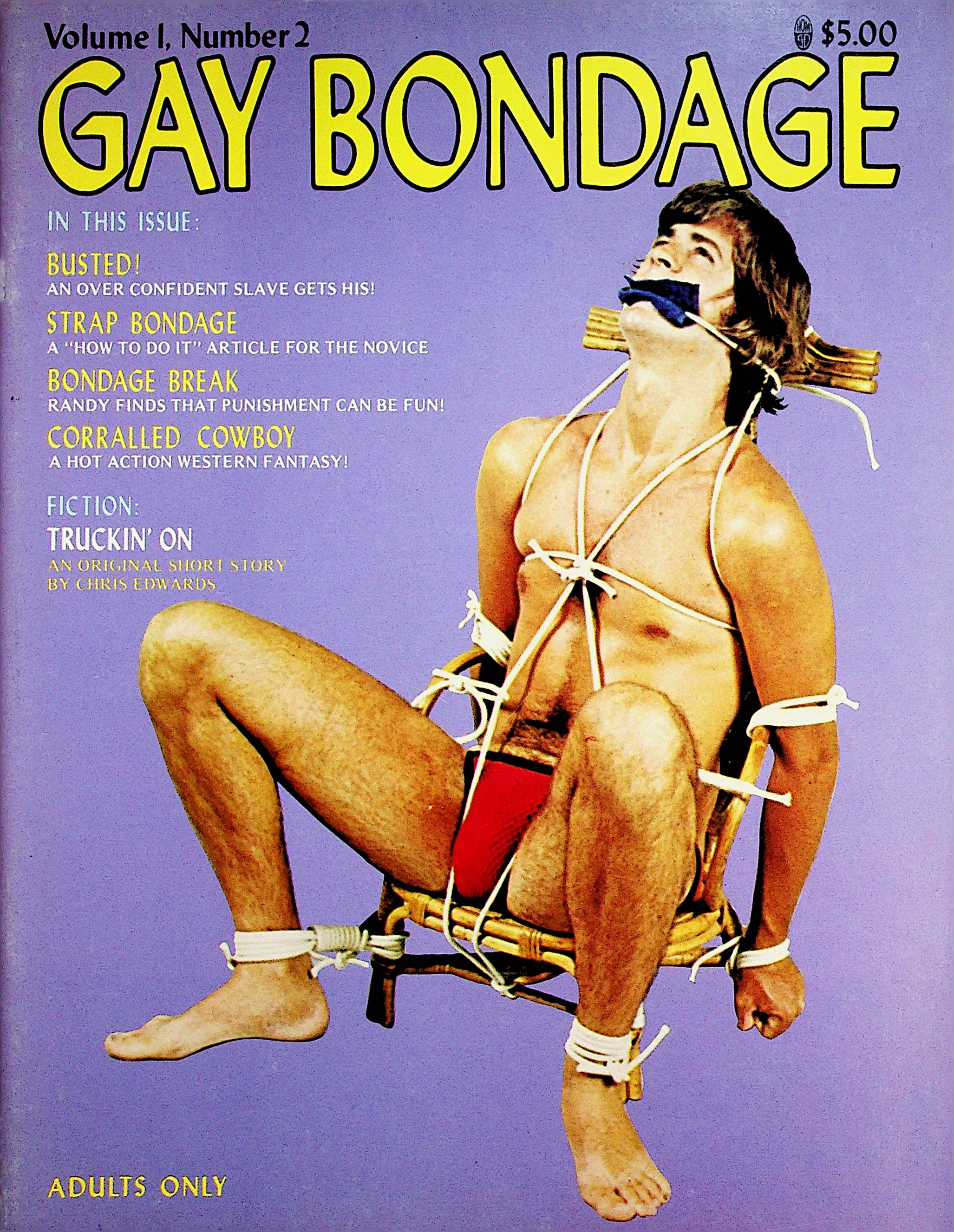 Gay Bondage Magazine Randy Finds That Punishment Can Be Fun! vol.1 #2 –  Mr-Magazine