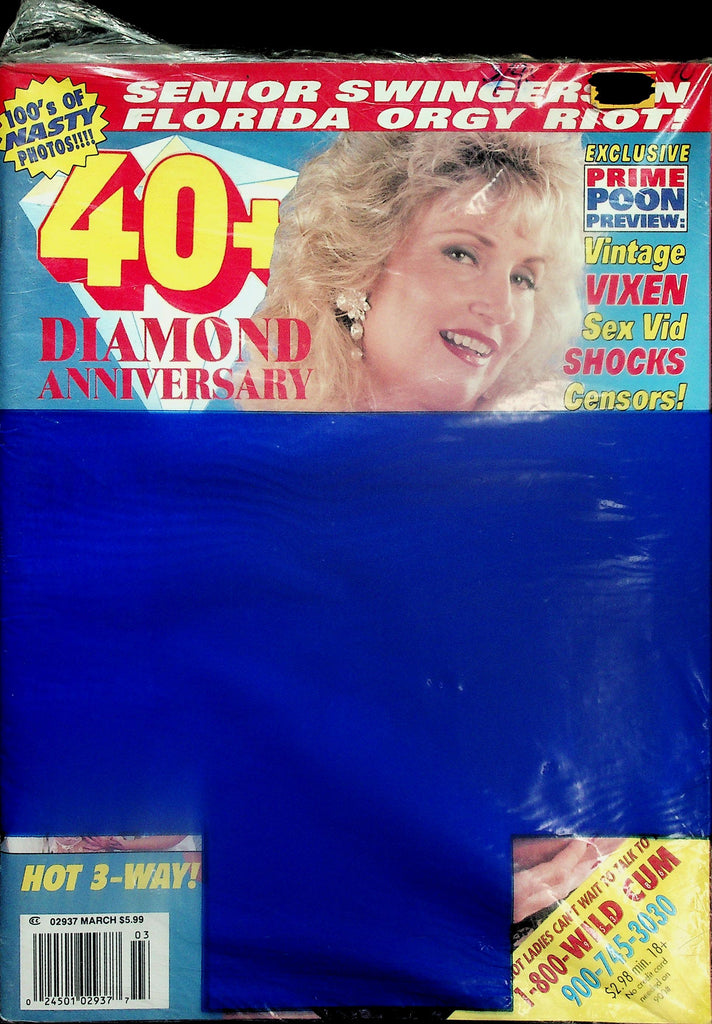 40+ Magazine  Diamond Anniversary  March 1995  new/sealed    110525lm-p