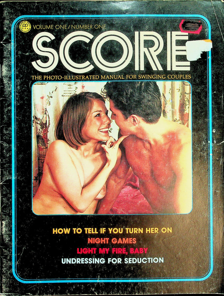 Score Magazine  Undressing For Seduction / Night Games  vol.1 #1 1974    061626lmp-GSC