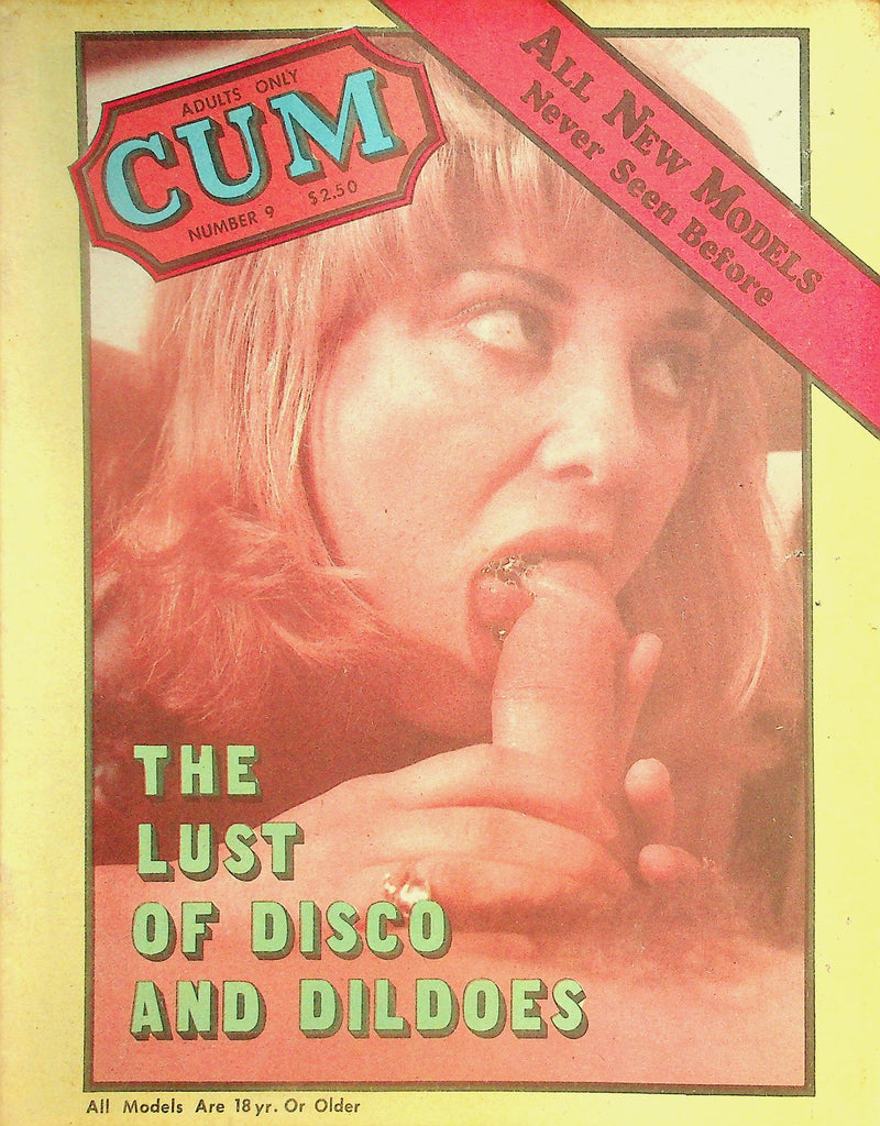 Cum Newspaper Magazine  The Lust Of Disco And Dildoes  #9  1980's     101226lmp-GSC