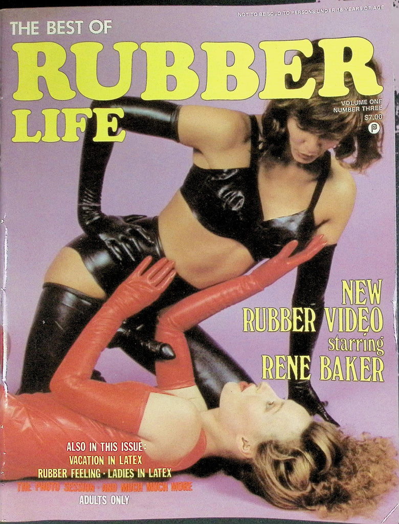The Best of Rubber Life Magazine Vol 1 #3 1985 New Rubber Video Starring Rene Baker  100226LLP