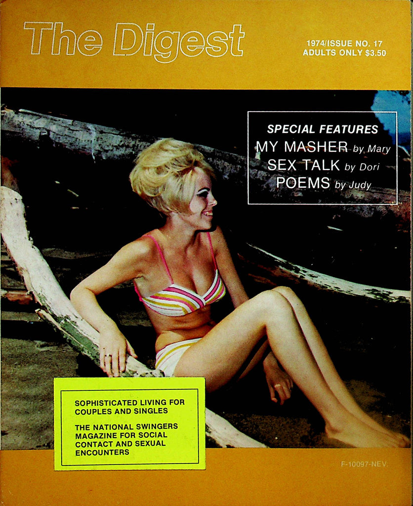 The Digest Swingers Contact Magazine   Sex Talk By Dori / My Masher by Mary  #17  1974  144 Pages!  110724lm-p