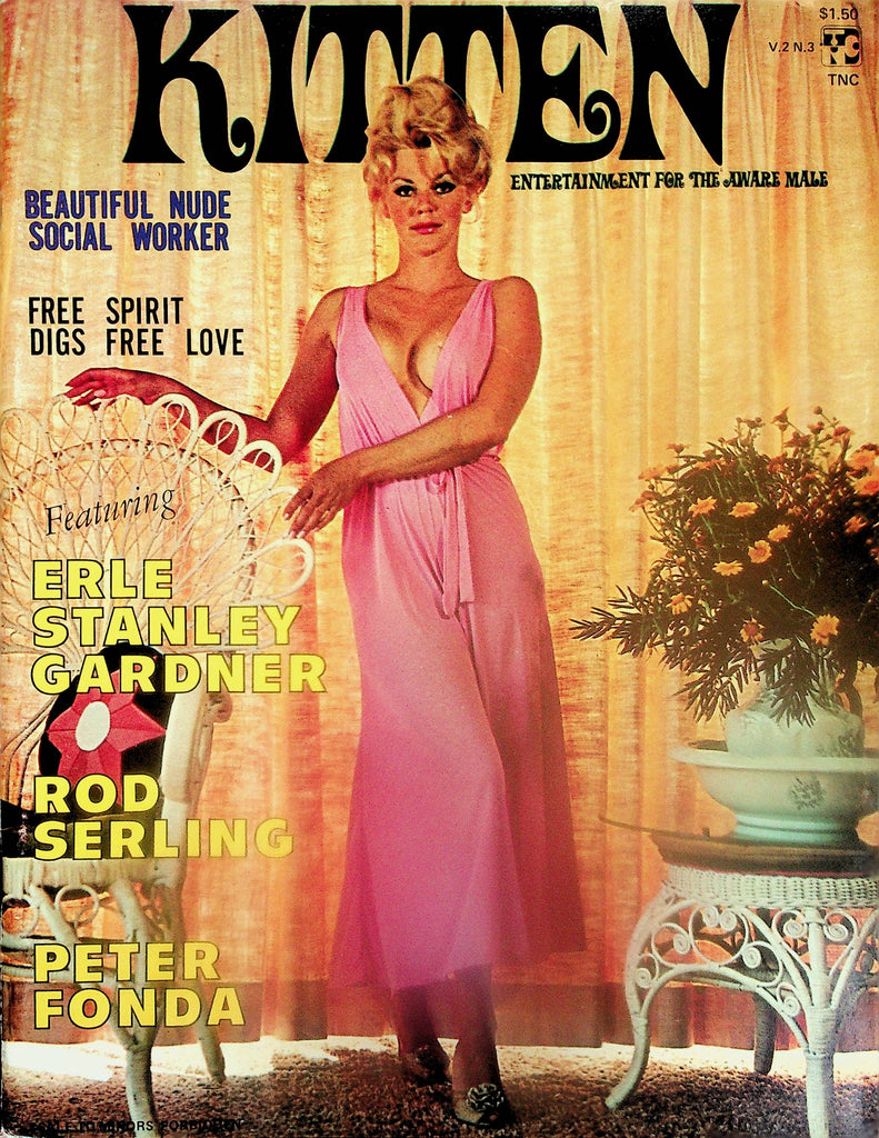 Kitten Magazine  Cover/Centerfold Girl Sandra Throat  vol.2 #3  1969  102825lm-p