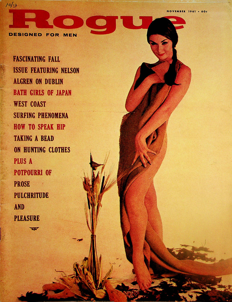 Rogue Vintage Magazine  Centerfold Miss Sherry Summers / Bath Girls Of Japan  November 1961   090623lm-p