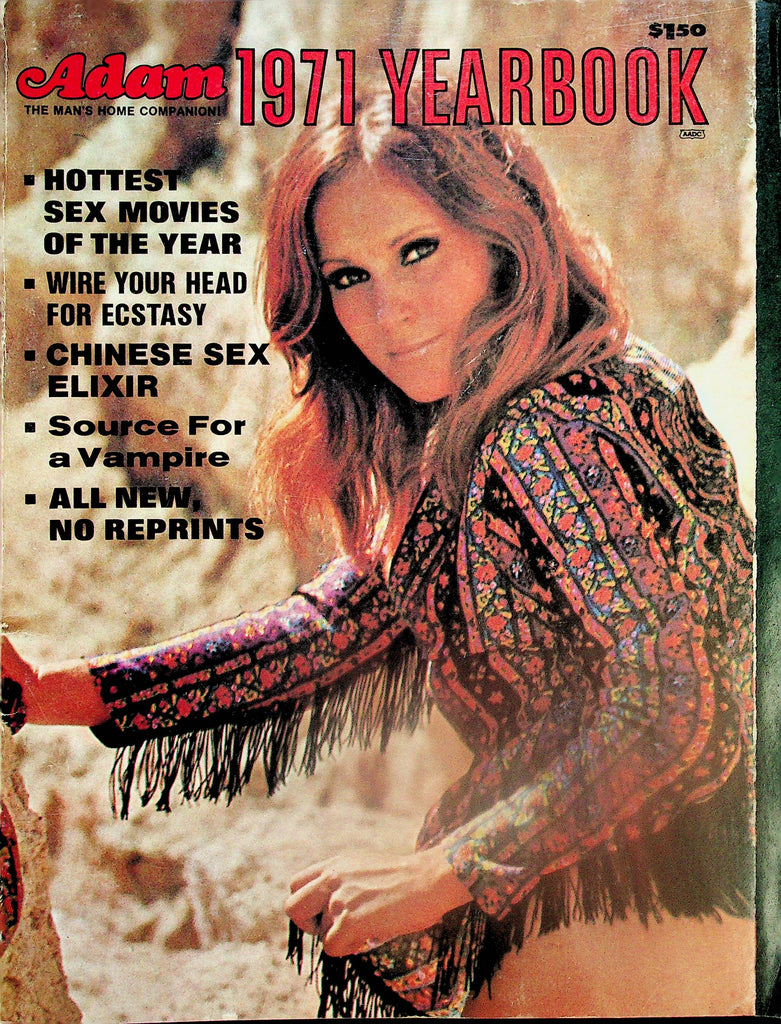 Adam 1971 Yearbook  Covergirl Cindy Barnett / Hottest Sex Movies Of The Year        070425lm-p