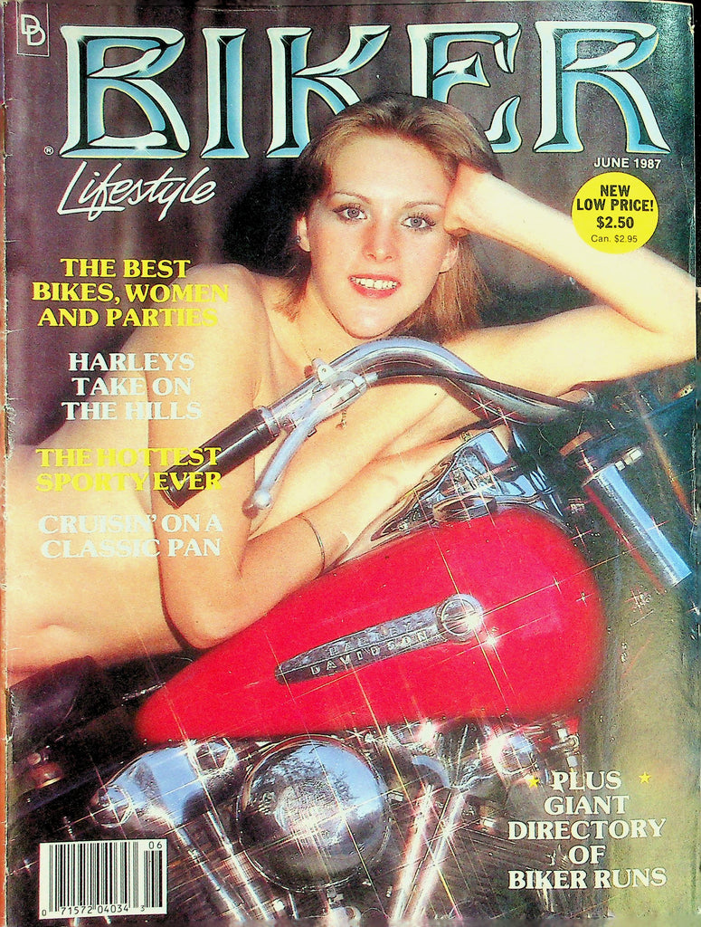 Biker Lifestyle Magazine  The Best Bikes, Women and Parties  June 1987      042526lmp