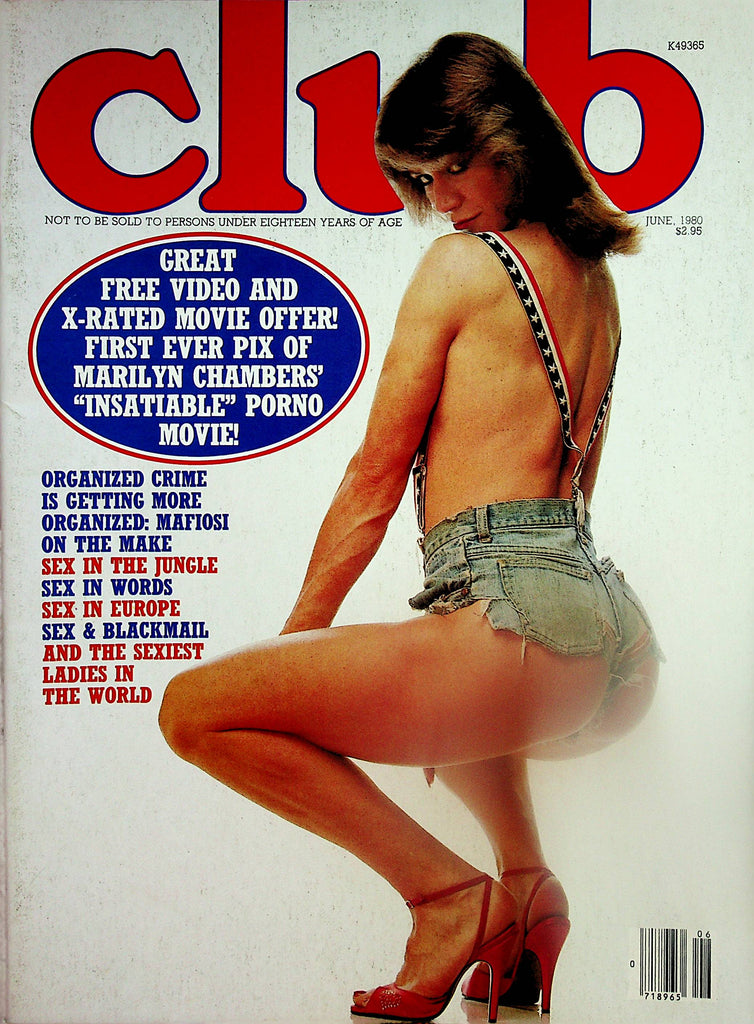 Club Magazine  Covergirl Marilyn Chambers  June 1980   042624lm-p