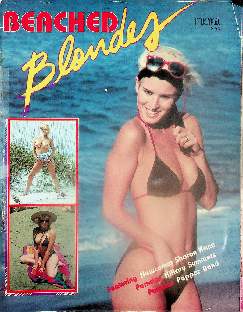Beached Blondes Magazine   Sharon Kane, Hilary Summers, Pepper Bond  #1 1984    102725lm-p