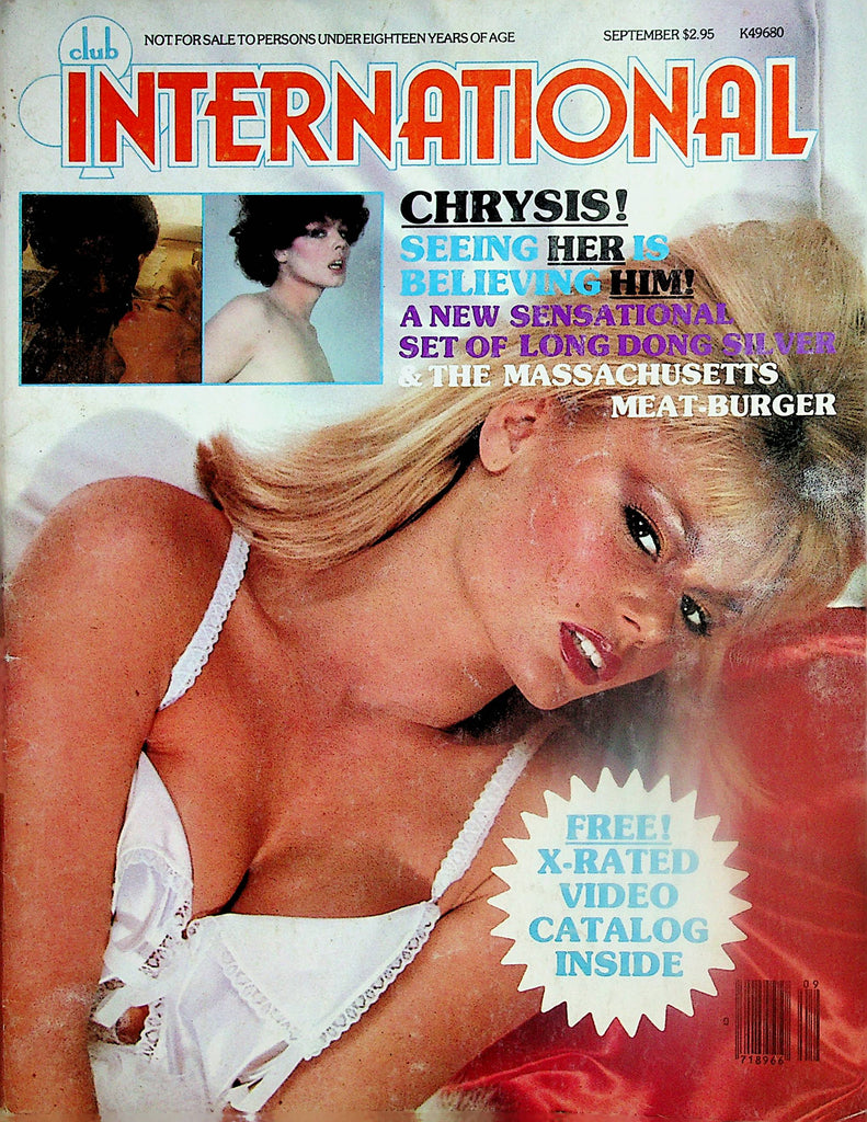 Club International Magazine  Chrysis & Long Dong Silver  September 1980  Paul Raymond   092324lm-p