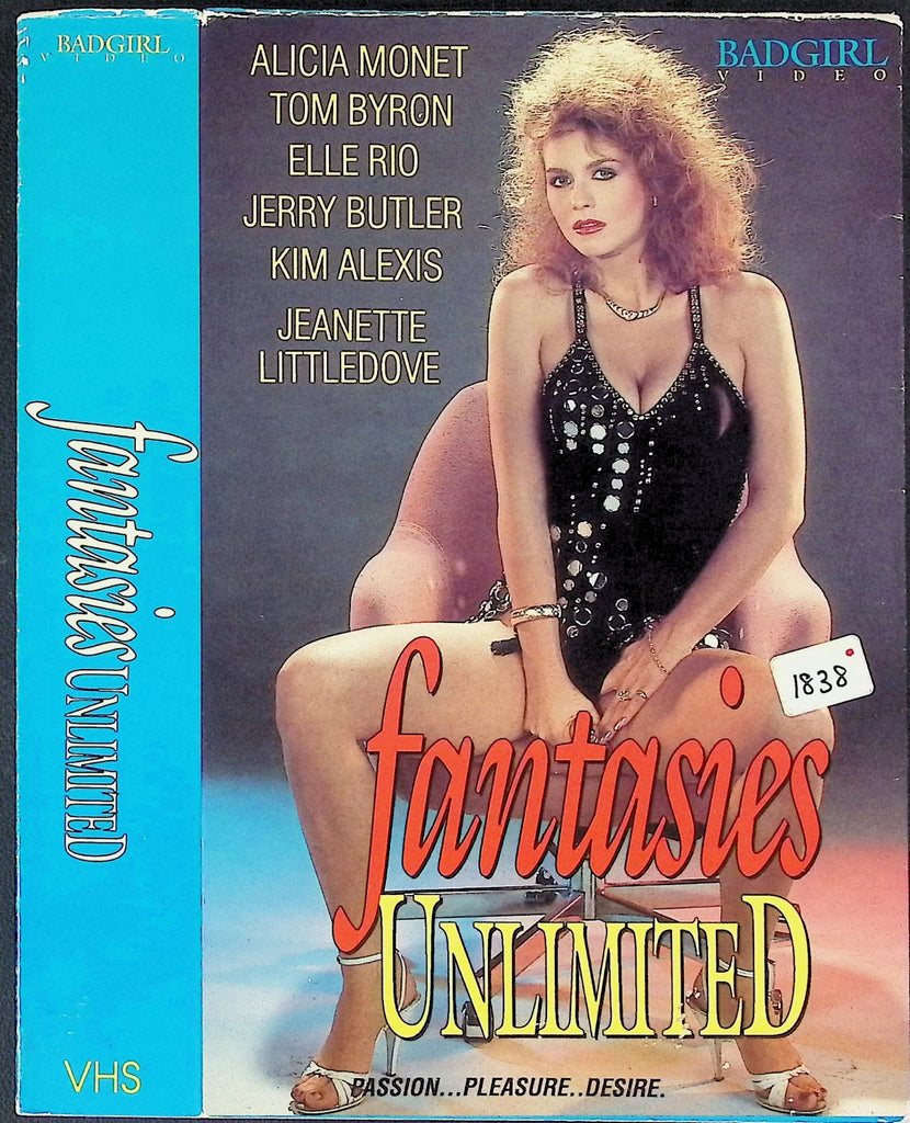 Fantasies Unlimited with Alicia Monet Tom Byron Elle Rio Adult VHS Bad Girl Video 050726AKVHS