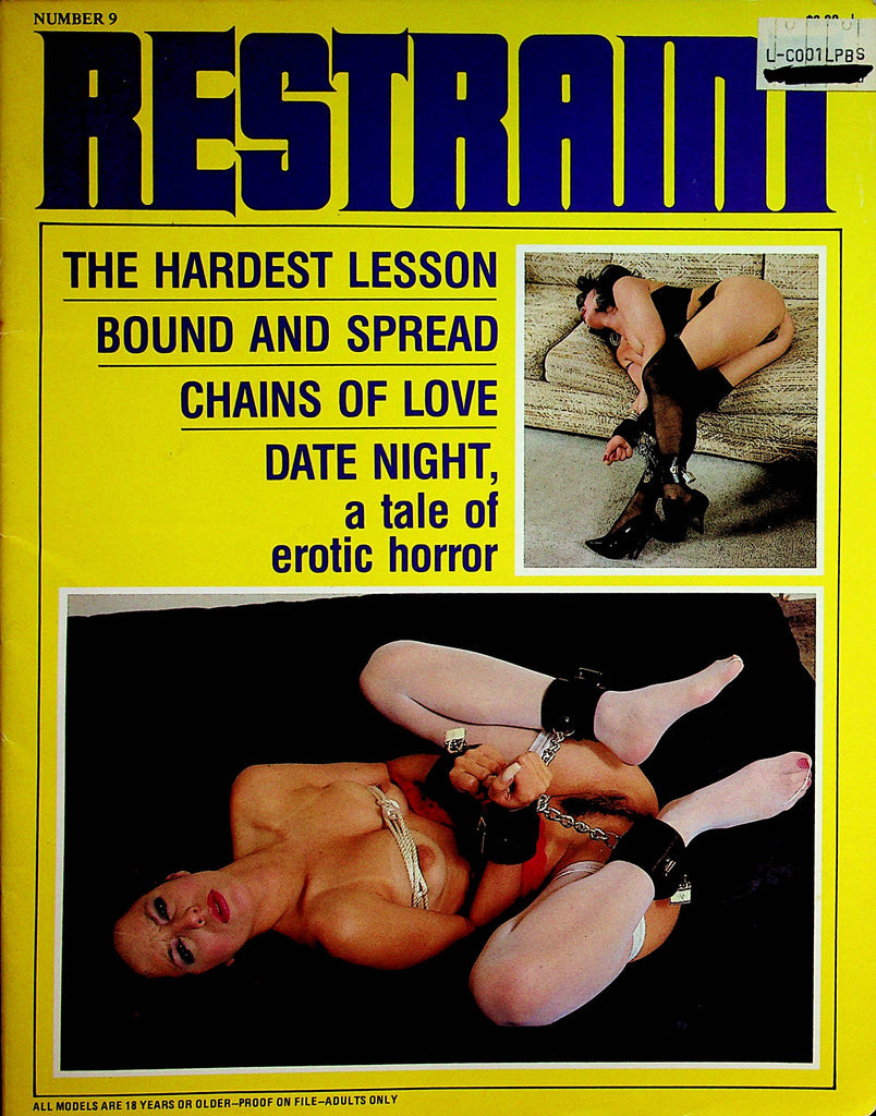 Restraint Bondage Magazine  Bound And Spread / Chains Of Love  #9 1987 London Enterprises     062723lm-p