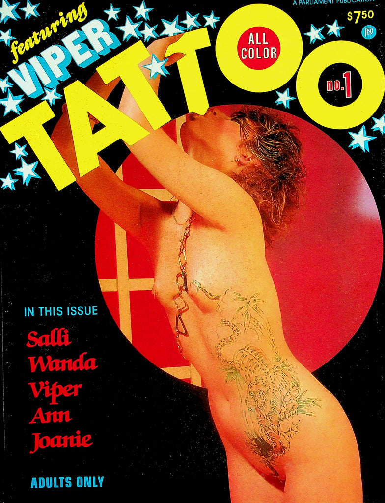 Tattoo Magazine  Featuring Viper  #1 1988    051526lmp