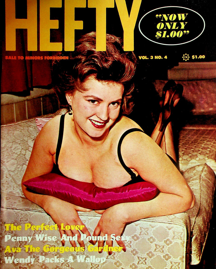 Hefty Magazine  The Perfect Lover / Ava The Gorgeous Gardner   vol.3 #4 1967  032726lmp