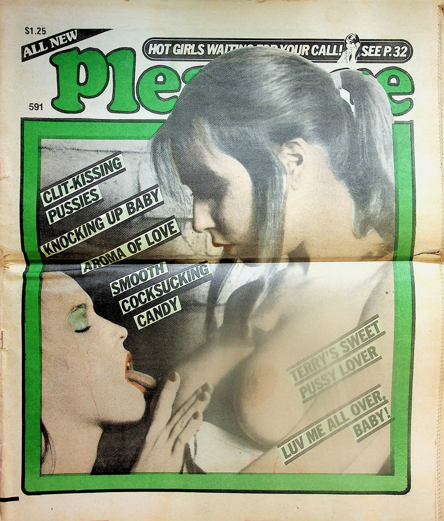 Pleasure Newspaper    Terry's Sweet Pussy Lover / Smooth Cocksucking Candy  #591  1983      032524lm-p