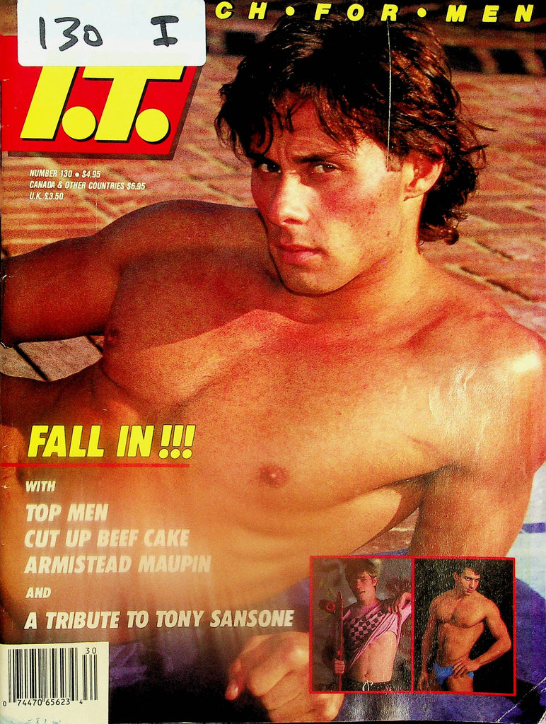 In Touch For Men Gay Magazine  Cover /Centerfold Hunk Chris Thompson  #130 1987    060725lm-p