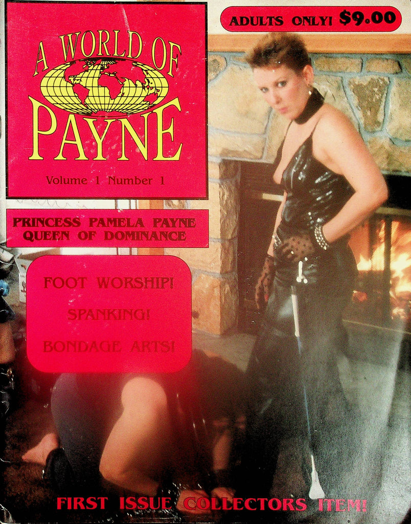 A World Of Payne Fetish Magazine  Foot Worship! Spanking! Bondage Arts!  vol.1 #1 1994  Carter Stevens  102825lm-p