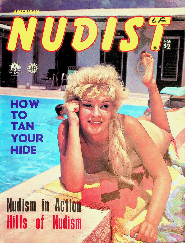 American Nudist Magazine   How To Tan Your Hide / Hills Of Nudism  #140  1965    071326lmp-GSC