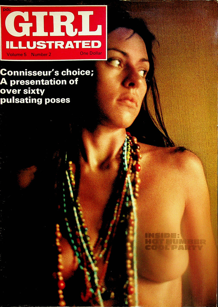 Girl Illustrated Vintage Magazine  Beautiful Women Connisseur's Choice  vol.5 #2 1970's    021324lmp-2