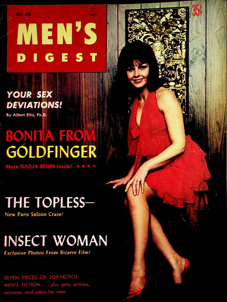 Men's Digest Magazine  Bonita From Goldfinger  #56  1965    061623lm-p