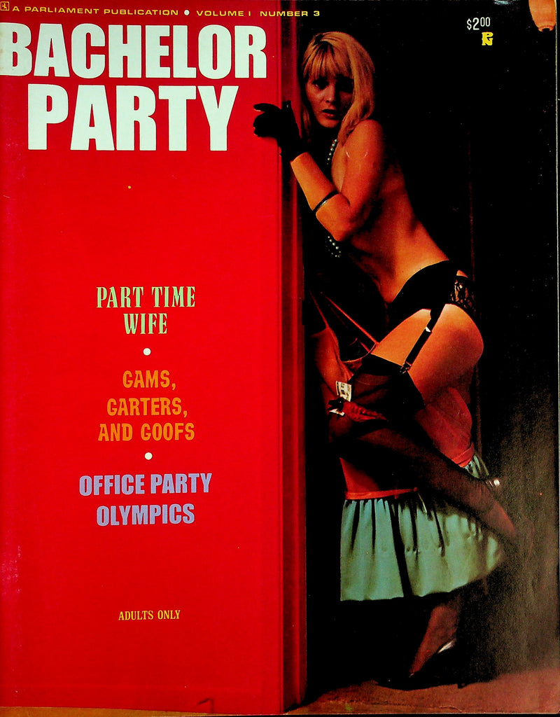 Bachelor Party Magazine  Party Time Wife / Office Party Olympics  vol.1 #3  1968 Parliament    091726lmp-GSC
