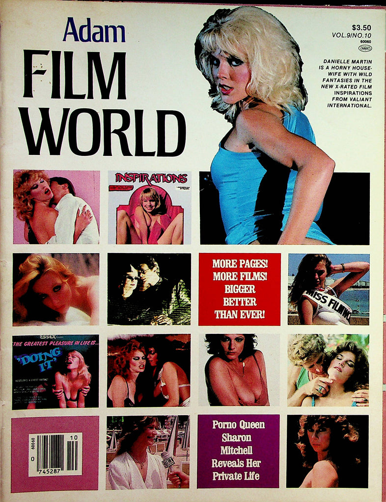 Adam Film World Magazine  Sharon Mitchell / Lisa DeLeeuw  vol.9 #10 1983    062723lm-p