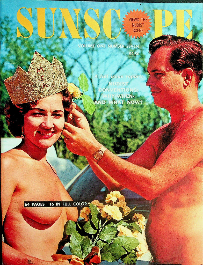 Sunscope Nudist Magazine  Full Issue Report Nudist Conventions Why-When- And What Now? vol.1 #7 1965    081926lmp2-GSC
