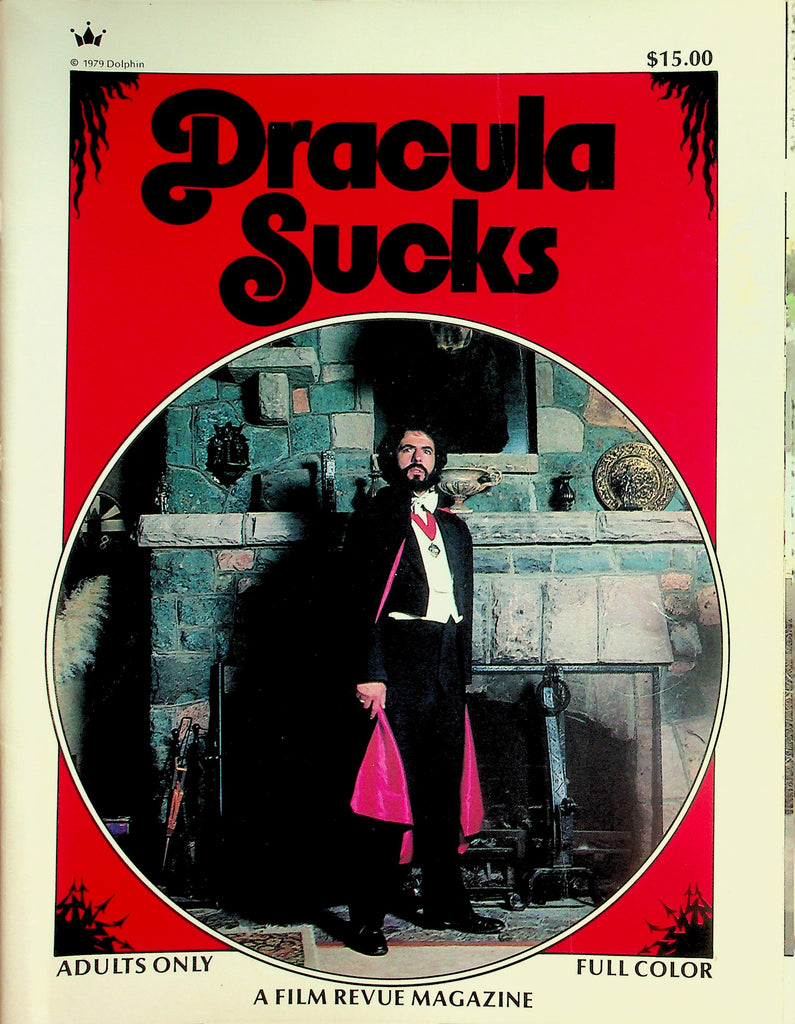 Dracula Sucks A Film Revue Magazine  Starring Serena, John Holmes, Seka , Jamie Gillis & More!  1980's     062226lmp-GSC