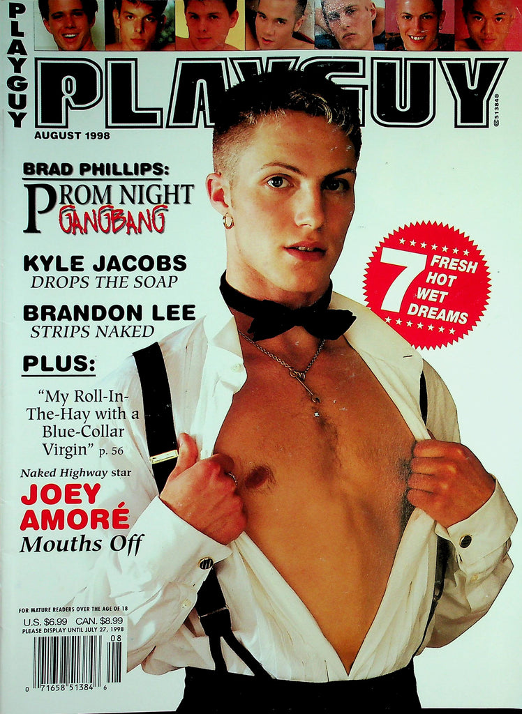 Playguy Gay Magazine  Brad Phillips Prom Night Gangbang   August 1998      031326lmp