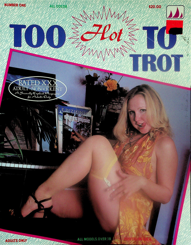 Too Hot To Trot Magazine  Melodie's Threesome #1 1980's  121425lmp