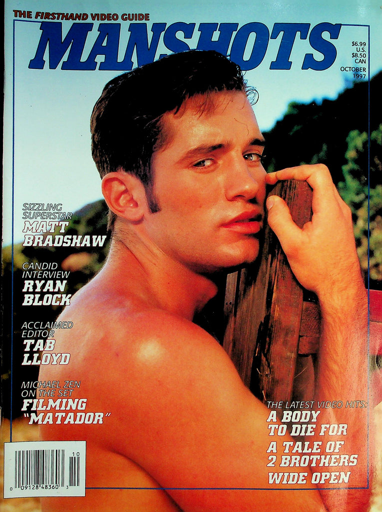 Manshots Gay Magazine Matt Bradshaw / Ryan Block Interview  October 1997  041426AMP-