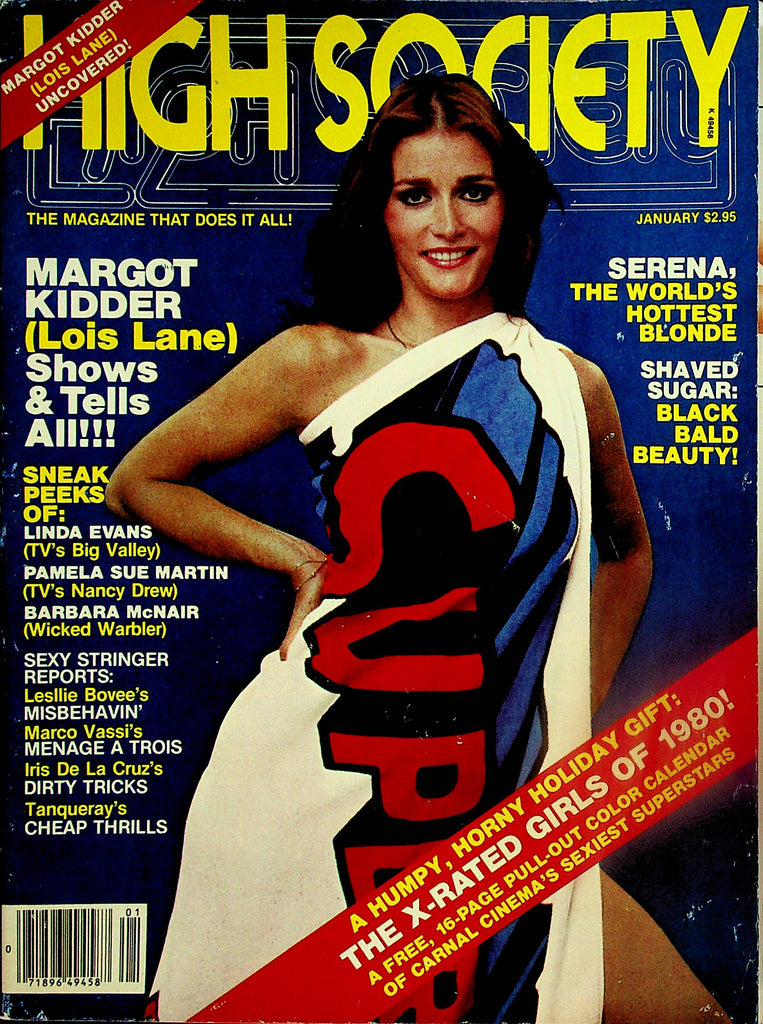 High Society Magazine  Margot Kidder (Lois Lane) / Serena  January 1980    012924lm-p