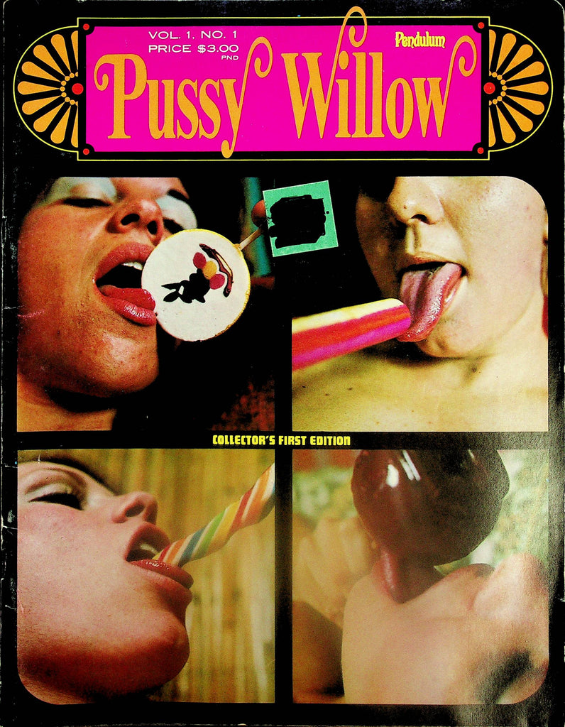 Pussy Willow  Magazine  First Edition!  Leggy Lass/ The Art Of Sucking  #1  1969  061225lm-p