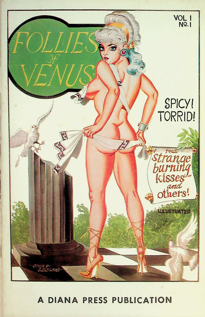 Follies Of Venus Adult Book  Strange Burning Kisses And Others!  vol.1 #1  1960's    092826lmp-GSC