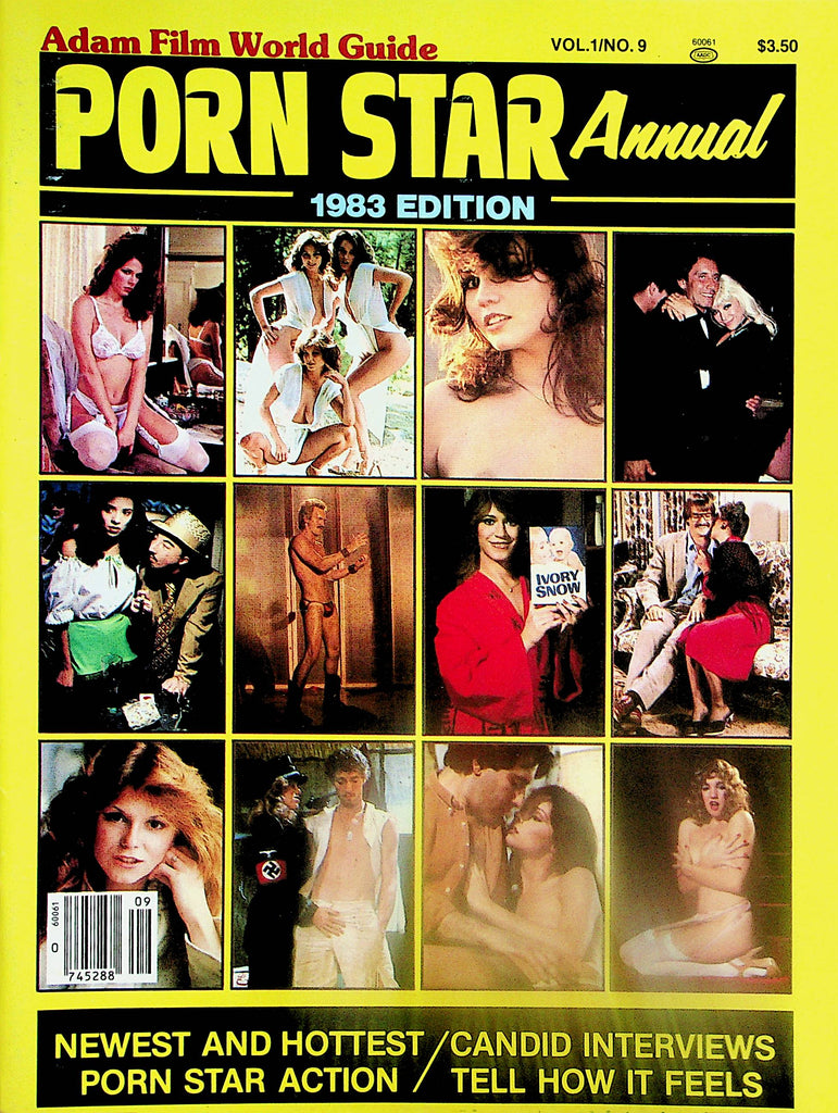 Adam Film World Guide Porn Star Annual Magazine  Marilyn Chambers, Bridgette Monet, Little Oral Annie  1983 Edition  030125lm-p