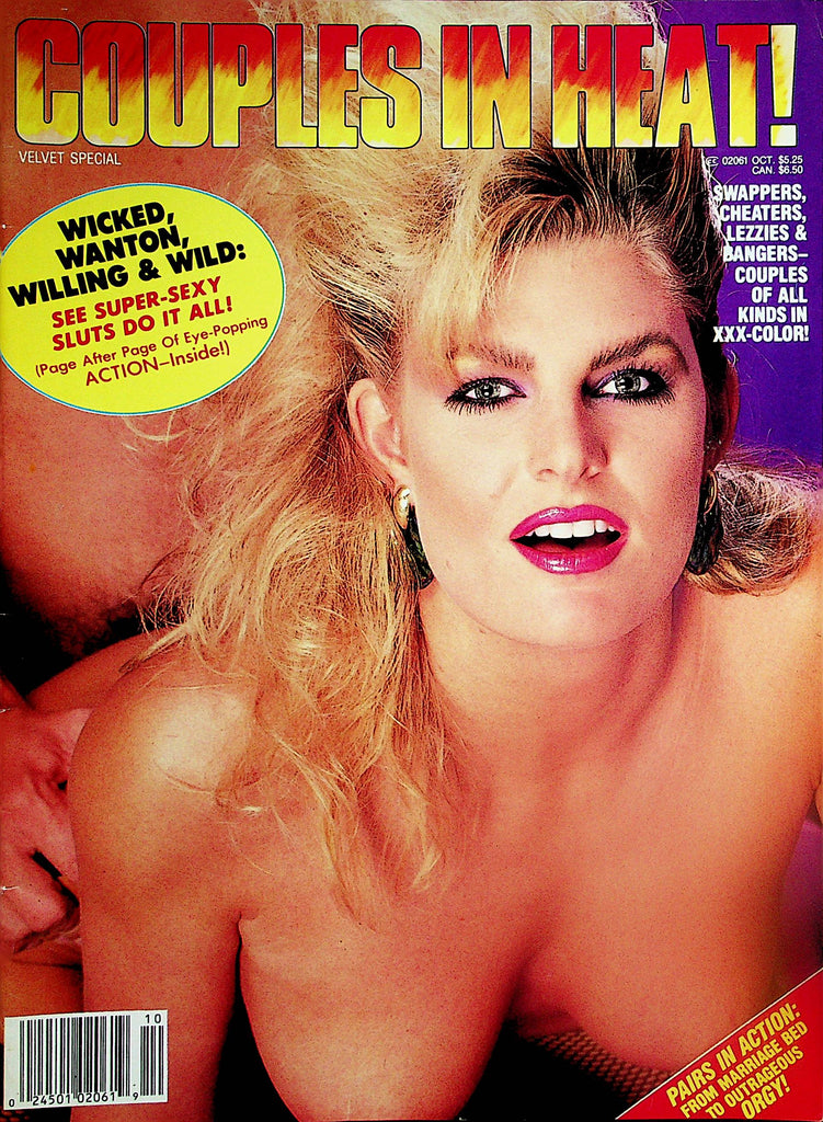 Couples In Heat Magazine Naughty Nympho Nurses / Block Party Boff-A-Thon  October 1989   030325lm-p