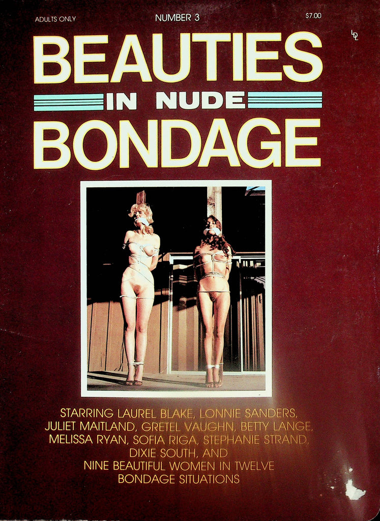 Beauties In Nude Bondage Magazine  Laurel Blake, Lonnie Sanders  #3  1981  London Enterprises    091125lm-p