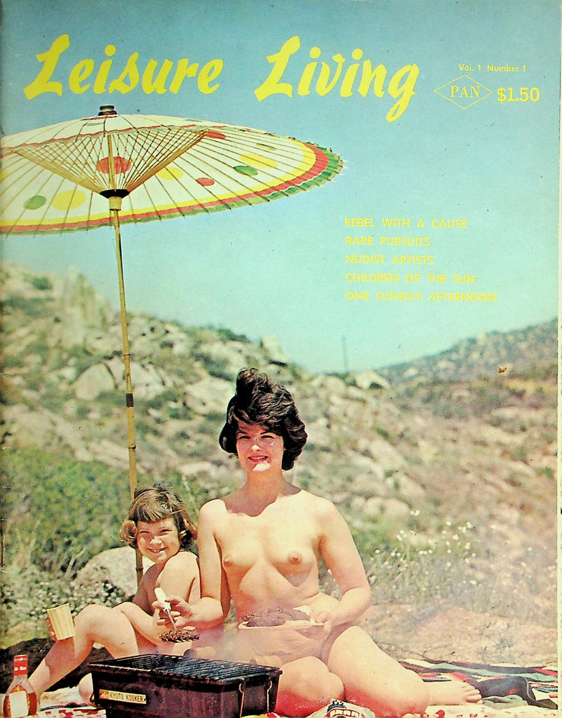 Leisure Living Nudist Magazinw   Rare Pursuits / One Sunday Afternoon   vol.1 #1  1963     102126lmp-GSC