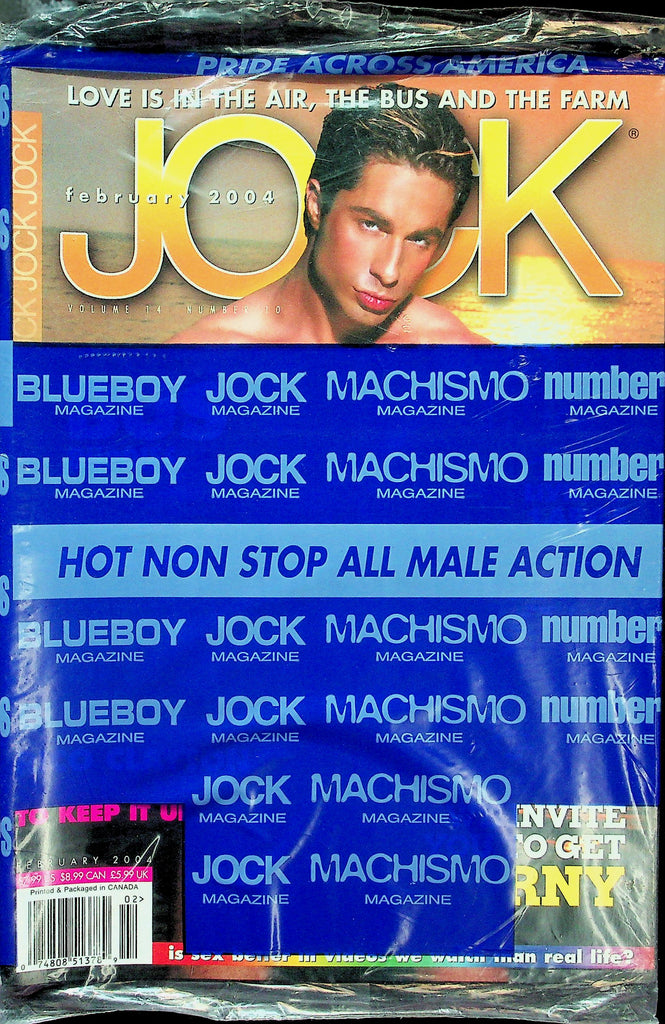 Jock Gay Magazine  Love Is In The Air   February 2004  new/sealed  122625lmp