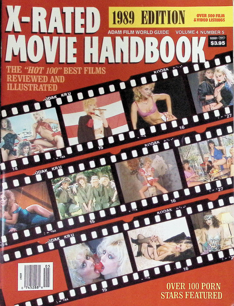 Adam Film World Guide X-Rated Movie Handbook Magazine Vol 4 #5 1989 Edition Over100 PonStars Featured 092126LLP